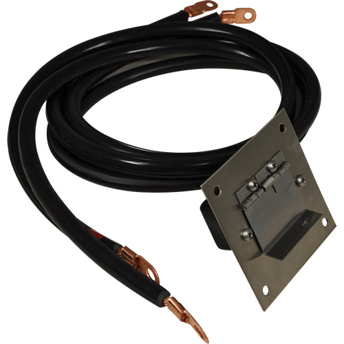 Plug-In Polarized Stainless Steel Socket Panel, 4 AWG, 5' Cable WestPier