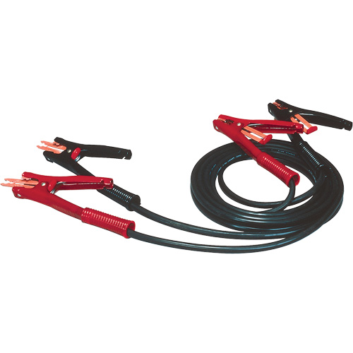Heavy-Duty Booster Cable with Flexi-Spring Strain, 5 AWG, 500 A, 12' Cable WestPier