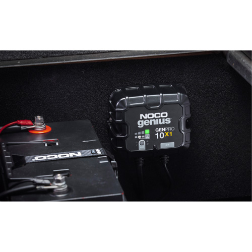 Chargeur de batterie embarqu&eacute; &agrave; 1 sortie de 10 amp&egrave;res GenPro10X1 Genius WestPier