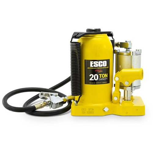 Cric-bouteille de s&eacute;rie Pro, 20 tonne(s), Air comprim&eacute;/hydraulique, 20" Hauteur &eacute;lev&eacute;e WestPier