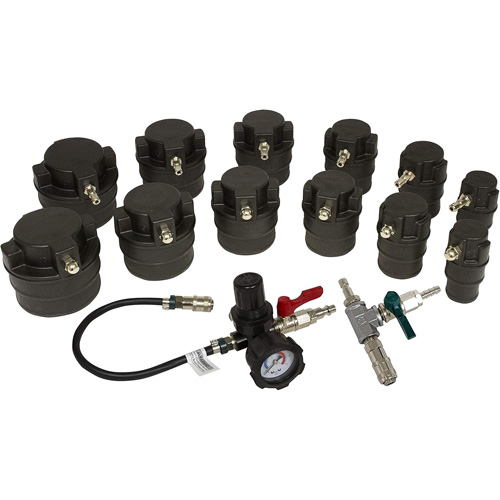 Trousse de test de syst&egrave;me d'air de turbocompresseur avec adaptateur pour fum&eacute;e WestPier