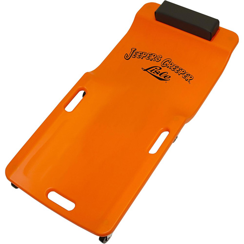 Sommier orange n&eacute;on &agrave; profil bas, en plastique robuste WestPier
