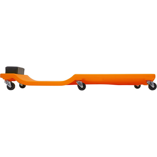 Sommier orange n&eacute;on &agrave; profil bas, en plastique robuste WestPier