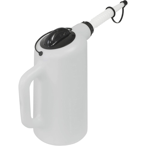 Oil Dispenser with Lid & Cap, Plastic, 8 qt Capacity WestPier