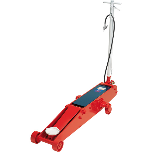 Floor Jack, 10 Ton(s) Capacity, 6-1/8" Lowered, 27-1/4" Raised, Air Hydraulic WestPier