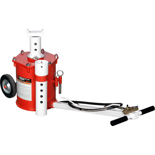Cric pneumatique portable, Capacit&eacute; de 10 tonne(s), 17-3/4" - 49-3/8" h WestPier