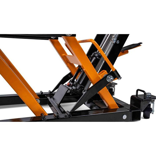 Cric pour VTT et motos, 0,75 tonnes Capacit&eacute;, 4-2/3" Abaiss&eacute;e, 14-1/2" &eacute;lev&eacute;e, Hydraulique &agrave; main WestPier