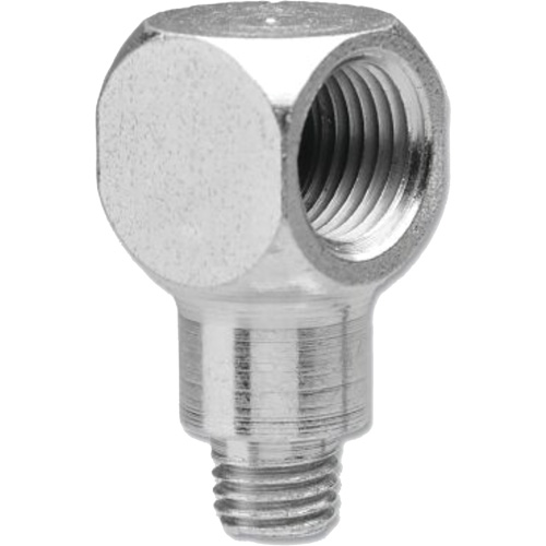 Grease Fitting Adapter with 90-Degree Angle, 1/4"-28 Thread WestPier