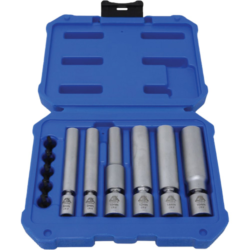 6-Piece Spark Plug & Glow Plug Socket Set WestPier