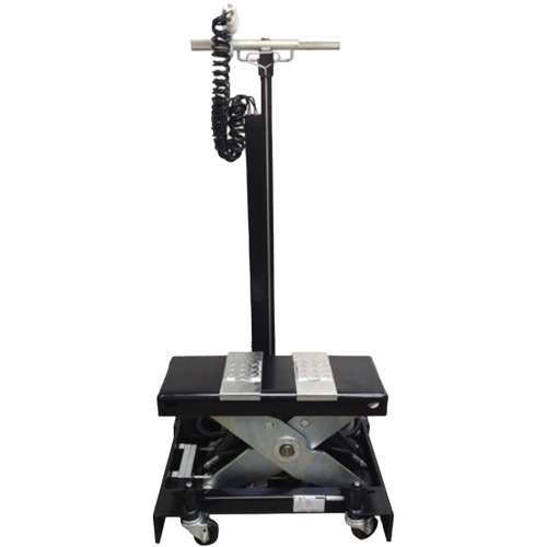 Low Profile Floor Service Jack, 12 Ton(s) Capacity, 7-1/2" Lowered, 15" Raised, Air Hydraulic WestPier