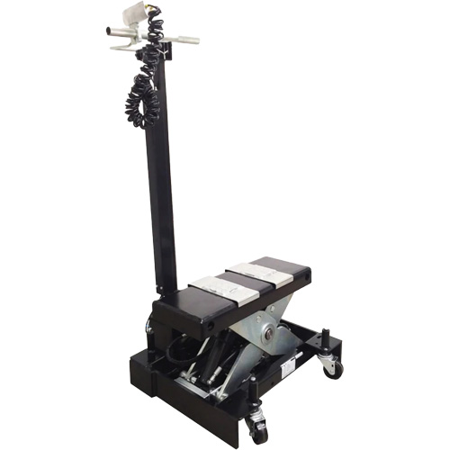 Low Profile Floor Service Jack, 12 Ton(s) Capacity, 7-1/2" Lowered, 15" Raised, Air Hydraulic WestPier