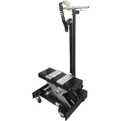 Low Profile Floor Service Jack, 12 Ton(s) Capacity, 7-1/2" Lowered, 15" Raised, Air Hydraulic WestPier