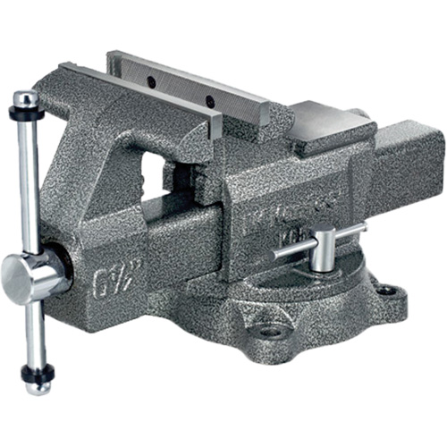 &eacute;tau professionnel d'atelier K65, Largeur des m&acirc;choires 6-1/2", Profondeur de la gorge 3-7/8", Base Pivotant WestPier