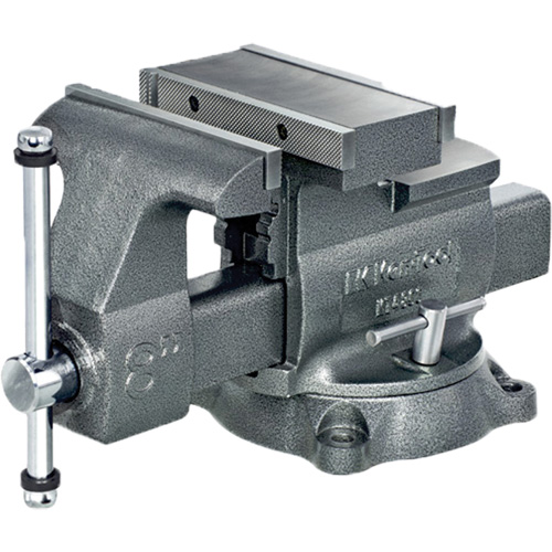 &eacute;tau r&eacute;versible pour m&eacute;canicien professionnel KT4800, Largeur des m&acirc;choires 8", Profondeur de la gorge 4-7/8", Base Pivotant WestPier