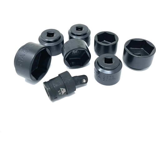 8 Pc. Extra-Low-Profile Oil Filter Socket Set WestPier