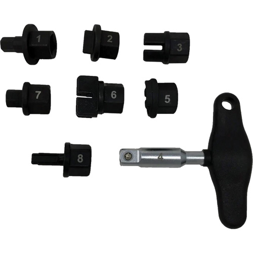 Trousse d'outils pour bouchons de vidange dhuile 8 morceaux WestPier