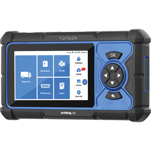 Outil de diagnostic robuste 5" ArtiDiag HD avec fonctions d'entretien WestPier