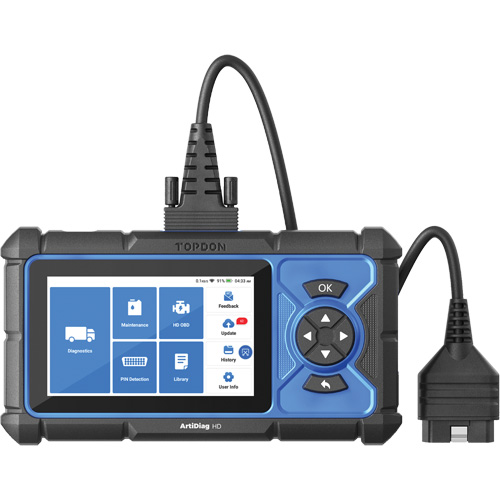 Outil de diagnostic robuste 5" ArtiDiag HD avec fonctions d'entretien WestPier