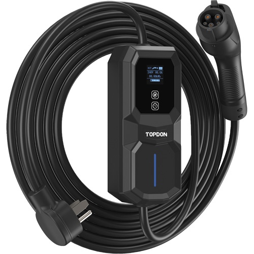 Fiche NEMA 6-50 portable PulseQ AC, 32 A, Niveau 2 CA, Connecteur Type 1 (SAE J1772) WestPier
