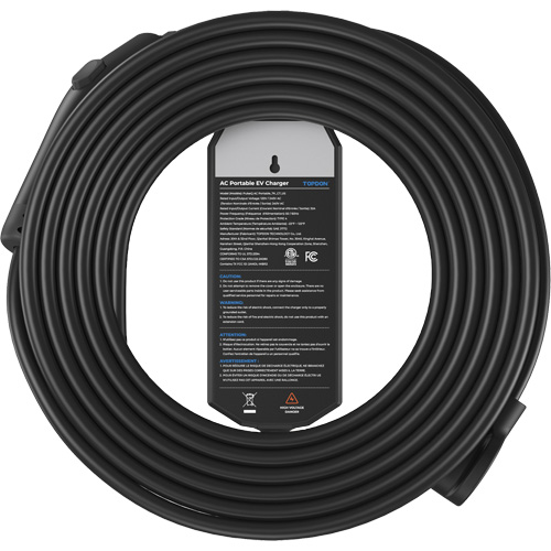Fiche NEMA 6-50 portable PulseQ AC, 32 A, Niveau 2 CA, Connecteur Type 1 (SAE J1772) WestPier