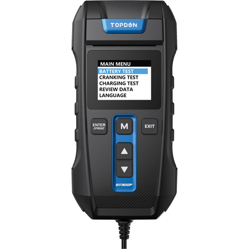 BT300P Battery, Charging & Cranking System Tester with Printer WestPier