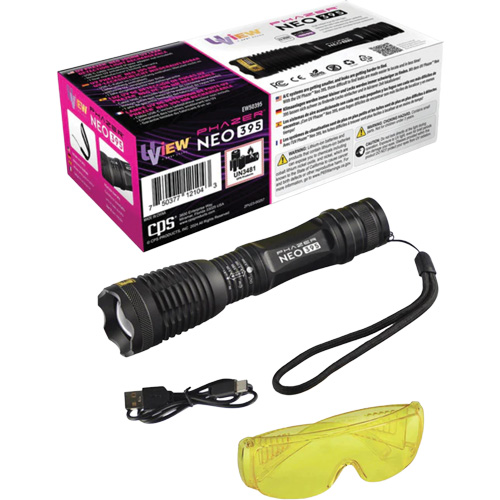 UView&reg; Phazer NEO 395 Rechargeable UV Leak Detection Light WestPier