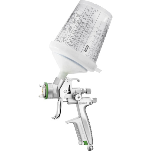 4400 B HVLP 1.2 SR 0.3 L RPS Premium Paint Spray Gun for Spot Repairs in Automotive Finishes, 1/4" NPT Air Inlet, 4.24 CFM, 0.3 L Capacity, 0.14 PSI WestPier