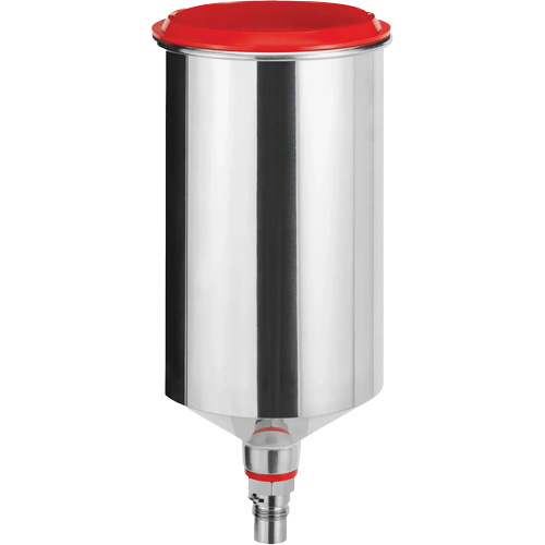 Gobelet r&eacute;utilisable en aluminium 1,0?L avec raccord QCC, sans filetage fin WestPier