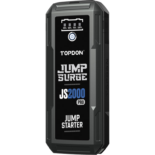 D&eacute;marreur de secours, banque d'alimentation et lampe de poche JumpSurge2000Pro &agrave; 2500 A de pointe WestPier
