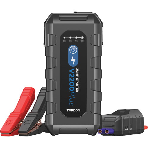 V2200Plus 2-in-1 2200 Peak Amp Jump Starter, Battery & System Tester WestPier