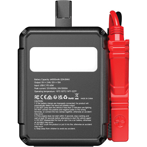 Survolteur V4000 HD 12 V/24 V 4000 A WestPier