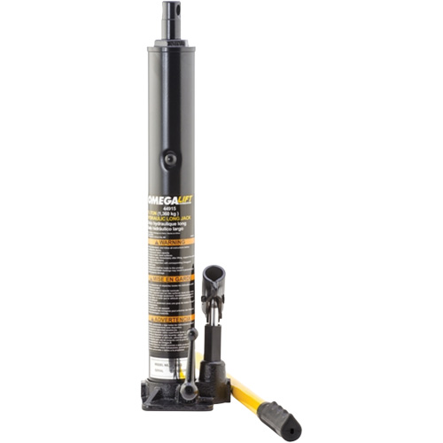 Long Crane Jack, 1.5 Ton(s), Manual Hydraulic, 35-1/4" Raised Height WestPier
