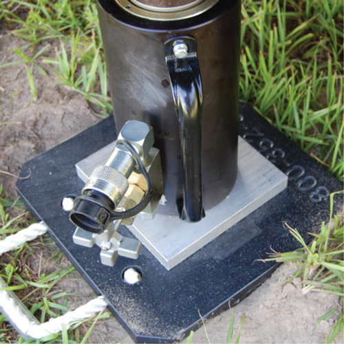 55-Ton Capacity Jack Support Plate WestPier