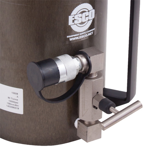 Safety Jack, Locking Collar, 100 tons Capacity, 13-37/100" - 19-3/5" H WestPier