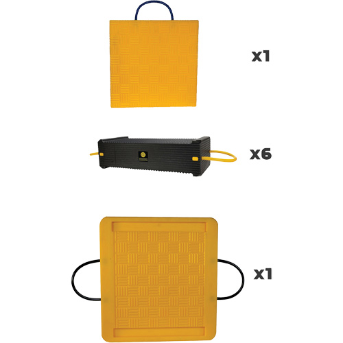 Ensemble de syst&egrave;me de sout&egrave;nement en composite CribLok 8 mcx WestPier