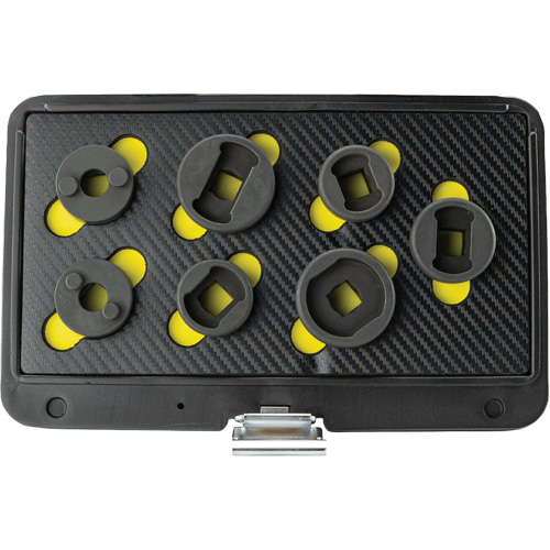 Threaded Leaf Spring Shackle Pin Remover & Installation Master Set, 7 Pieces, 1/2" Drive Size WestPier