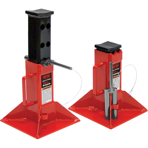 Jack Stand, Locking Pin, 25 tons Capacity, 12" - 20" H WestPier