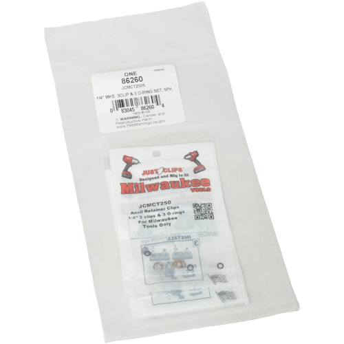 1/4" Clips & O-Rings Set for Milwaukee - Bulk WestPier