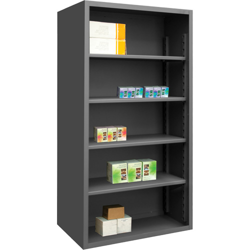 &eacute;tag&egrave;re robuste, Acier, Boulonn&eacute;, Capacit&eacute; 850 lb, 48" la x 72" h x 18" p WestPier
