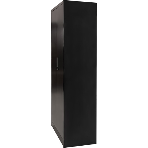 Armoire de rangement combin&eacute;e, 36" la x 18" p x 72" h, Noir WestPier