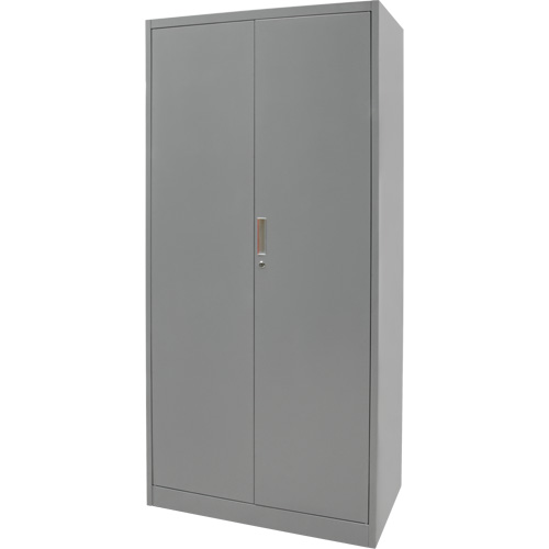 Armoires de rangement Hi-Boy, Acier, 4 Tablettes, 72" h x 36" la x 18" P, Gris WestPier