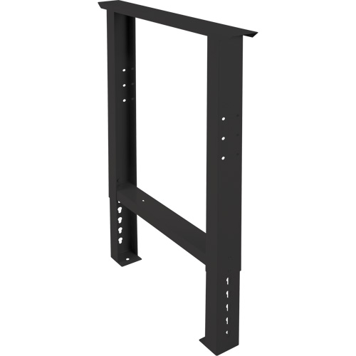 Industrial Duty Leg for Workbench, Steel, 24" D x 34" H, Single WestPier