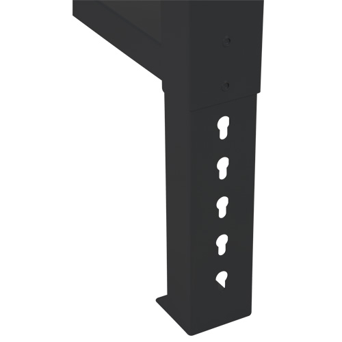 Industrial Duty Leg for Workbench, Steel, 24" D x 34" H, Single WestPier