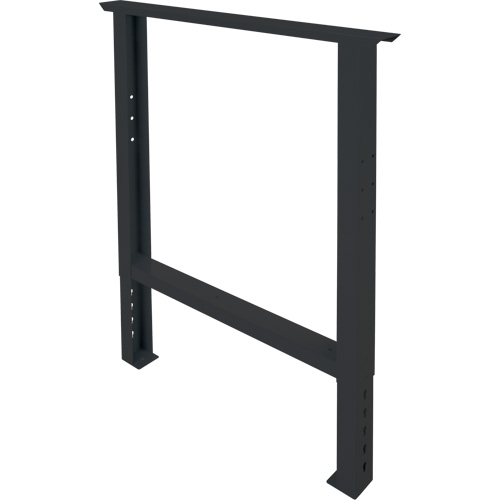 Pattes d'&eacute;tabli pour service industriel, Acier, 30" p x 34" h, Simple WestPier