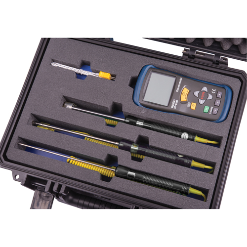 Thermocouple Thermometer Kit, Contact, Digital, -58-2000°F (-50-1300°C) WestPier