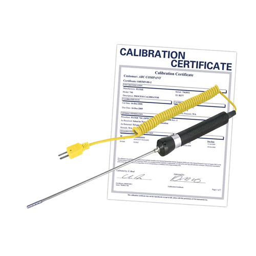 Air/Gas Thermocouple Probe with Calibration Certificate, 900 °C (1652°F) Max. Temp. WestPier