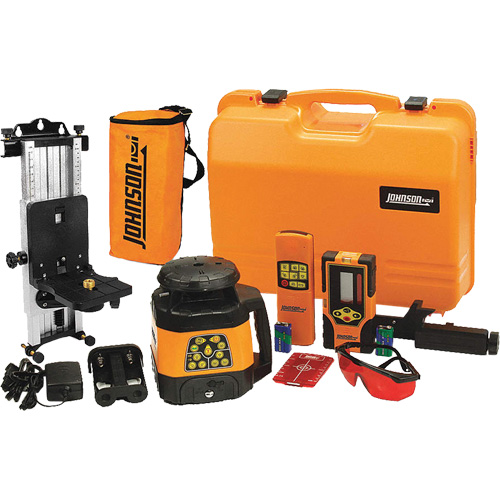 Red Beam Self-Leveling Horizontal & Vertical Rotary Laser, 200' (60 m), 635 Nm WestPier