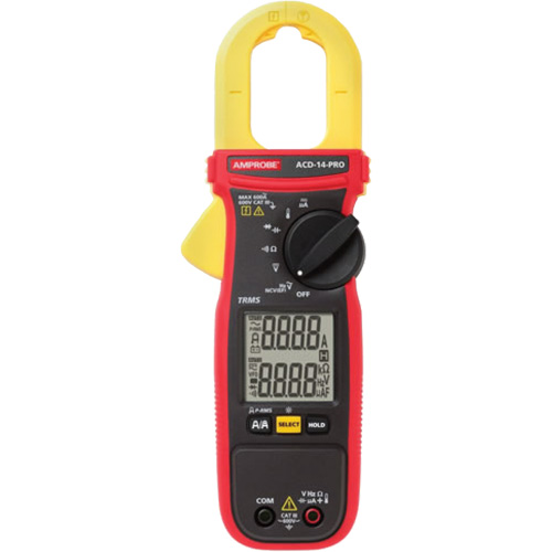 ACD-14-PRO Clamp-On TRMS Multimeter with Dual Display, AC/DC Voltage, AC Current WestPier