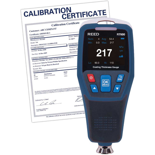 Coating Thickness Gauge with Calibration Certificate WestPier