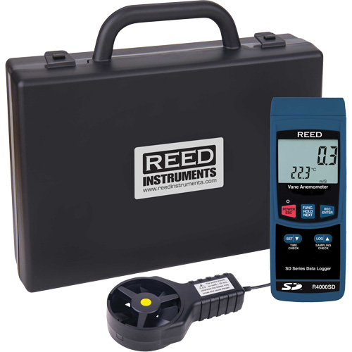 Thermo-Anemometer, Data Logging, 0.4 - 30 m/sec Air Velocity Range WestPier